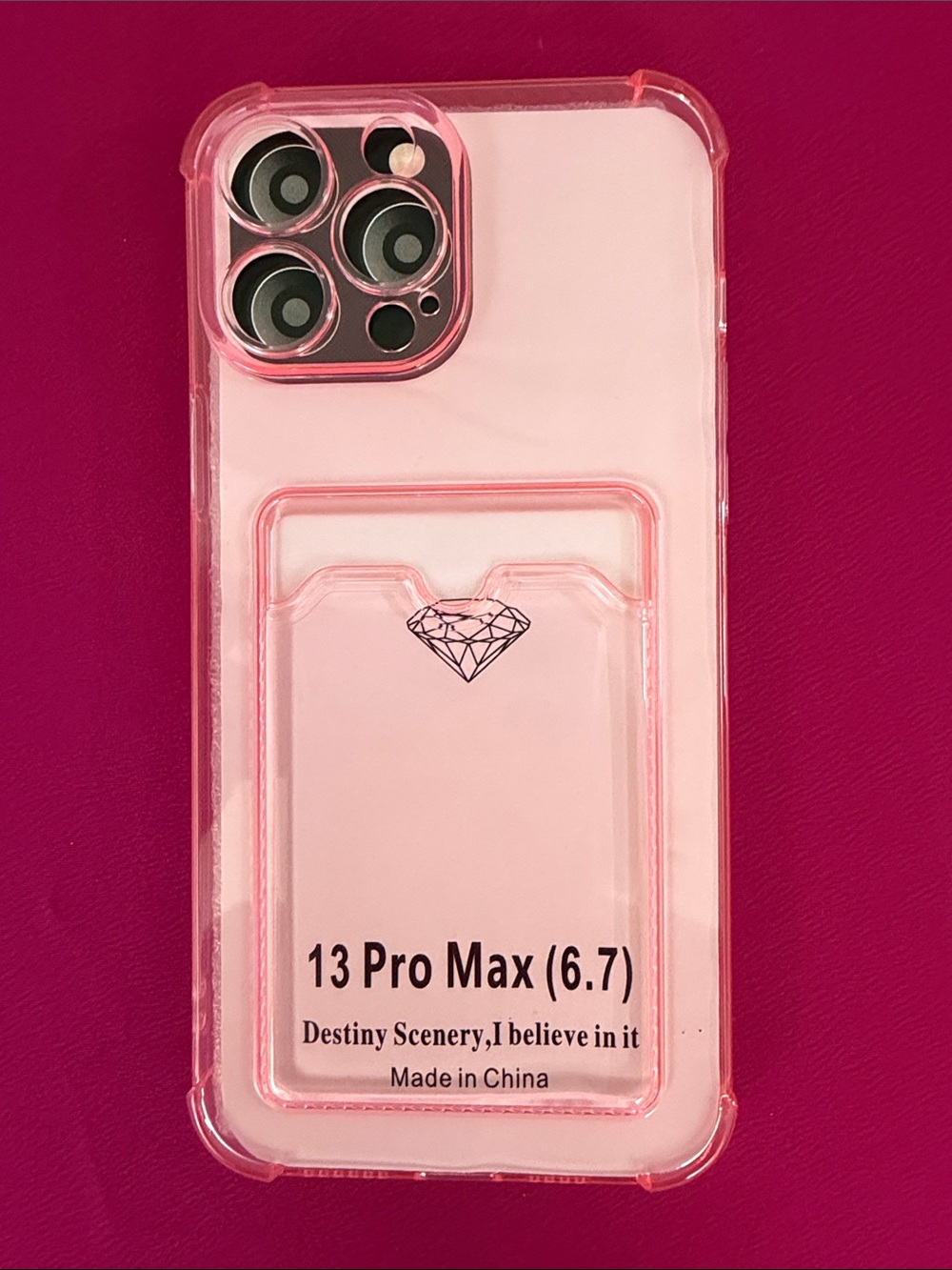 Amazon Pink iPhone 13 Pro Max (6.7) Protective Cases - Set of 3 - Picture 5 of 6